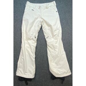 Spyder Ski Pants 10 Ladies White Insulated Snowboard‎ Winter Gorpcore